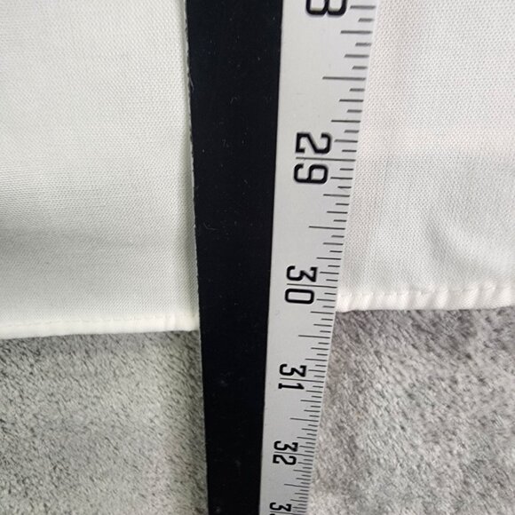 Mens White Geoffrey Beene Shirt Button Down Long Sleeve Size XL - Picture 6 of 7